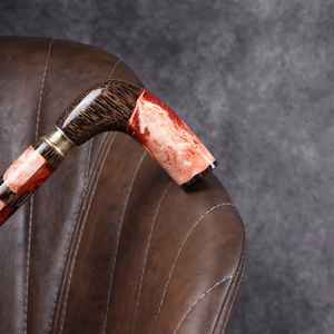 Bastón de Madera Resistente con Mango de Resina Cómodo, Combinación de Resina Artesanal y Madera - Product Image 5