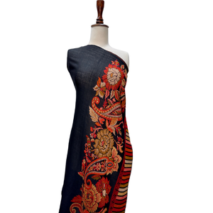 Wholesale Jacquard Woven <b>Shawl</b>-Premium Soft Warm Breathable Floral/Geometric Pattern Women's Traditional Design Polyester/Cotton - Product Image 2