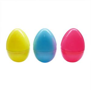 OEM su misura di colore e pacchetto di plastica colorata 12 CM Easter <span class=keywords><strong>Egg</strong></span> sorpresa capsula 4.75 pollici uovo giocattoli per bambini - Product Image 3