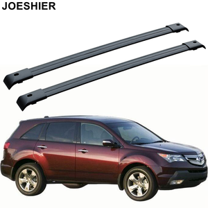 JOESHIER Barre transversale de toit de voiture en alliage d'aluminium noir, porte-bagages pour Acura MDX 2007-2014 4x4, capacité de 75 kg - Product Image 4