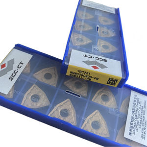 Insertos de Carburo de la Marca Zcc'ct WNMG080408-PM, Herramienta de Torneado Externo para Torno CNC, Recubrimiento PVD CVD, 65HRC, Acero OEM, 1 Año de Garantía - Product Image 1