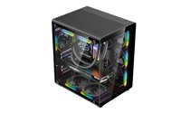 Boîtier d'ordinateur LY New Design 2 Glass Computadoras, vue complète, pour joueurs, boîtier complet pour ordinateur de bureau, boîtier de jeu ATX avec ventilateurs ARGB