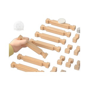 Bloques de Construcción Educativos Luban Mortise Tenon para Niños, Novedad 2025, Cabaña de Madera para Armar, Juguete de Regalo, <span class=keywords><strong>Color</strong></span> - Product Image 1