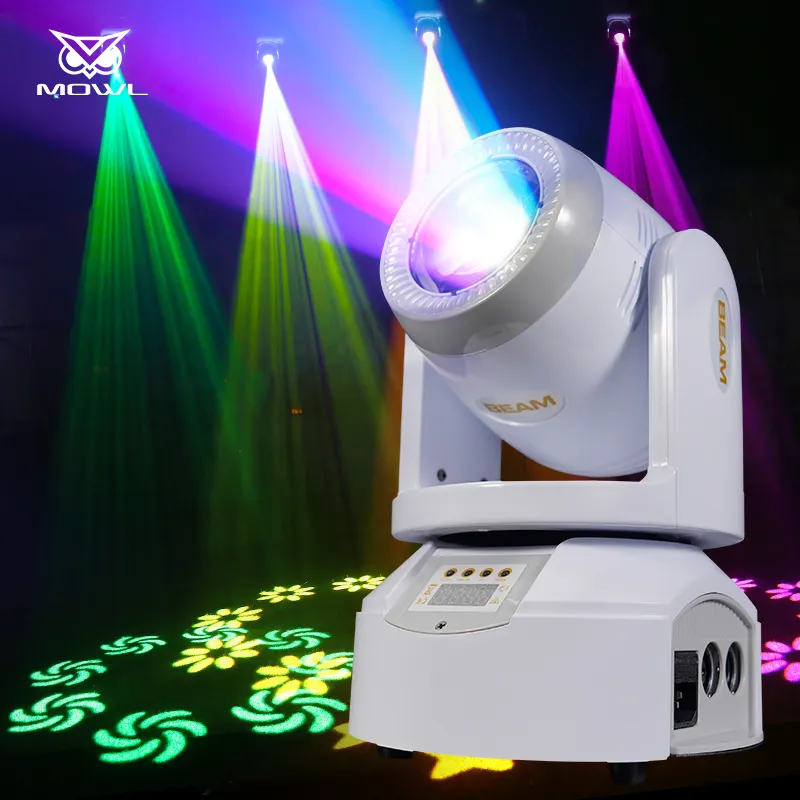 MOWL KTV Discoteca Habitación privada Disco Etapa Rotación 100W Mini Sharpy DMX DJ LED Haz de luz con cabezal móvil