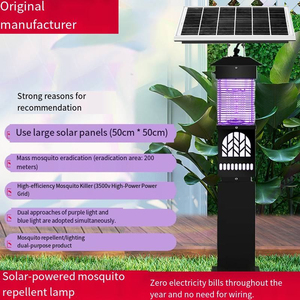 <span class=keywords><strong>Lampe</strong></span> Solaire LED Extérieure Professionnelle Étanche <span class=keywords><strong>Anti</strong></span>-Moustiques pour Jardin, Ferme, Villa, Cour et Pelouse - Product Image 6