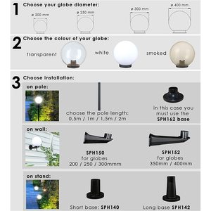 Velamp SPH152แขนยาว31cm ABS สำหรับ apolux Series ลูกบอลออกกำลังกายและอุปกรณ์เสริม - Product Image 3