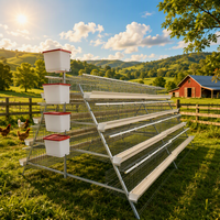 Cages de ponte de type A pour poulets de chair, poulaillers pour poules pondeuses, équipement d'élevage de poulets