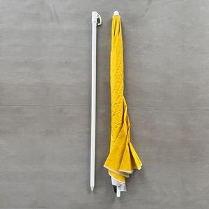 Usine 180cm Léger Facile À Transporter Pliable Oxford Tissu Auvent Jaune Parapluie <span class=keywords><strong>De</strong></span> Plage avec Ancre Parasols Sombrillas <span class=keywords><strong>De</strong></span> Sol - Product Image 4
