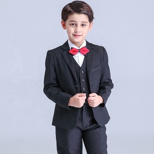 Ready Top Ship Costumes de garçon en gros de haute qualité 5 pièces Costumes de pantalons <span class=keywords><strong>pour</strong></span> juniors Costumes de pantalons formels <span class=keywords><strong>pour</strong></span> les mariages - Product Image 4