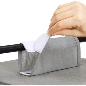 Basics 6 Tier Hanging Closet Organizer With Removable <b>Drawers</b> <b>For</b> Clothing Bedroom <b>Storage</b> Grey - Product Image 4