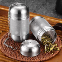 Neues Design Teefilter 304 Edelstahl Tee-Diffusor Blätter Gewürz-Sieb Tee-Infuser Küchenzubehör