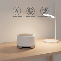 Lampe de chevet européenne simple pour bébé avec machine à bruit blanc, Bluetooth, alimentation par batterie, en ABS, connectivité USB, pour chambre à coucher