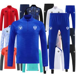Hoogwaardig heren voetbal trainingspak 2025 2026 Paris Real Quarter Zip training sportkleding voetbal trainingspak - Product Image 6
