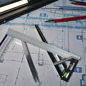 Chất lượng cao thép bền kèo vuông tốc độ góc Đo & Đo công cụ với độ chính xác 1mm LW-SQ4 mô hình - Product Image 1