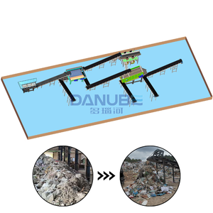 Ligne de production de recyclage avec machine de tri automatique des déchets de 120 tonnes par heure - Product Image 2