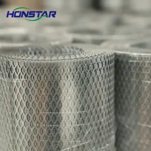 Metal Mesh Thickness 0.6/0.65/0.7/0.8mm Galvanized Expansion Mesh Hole Size 10x20/7x12mm