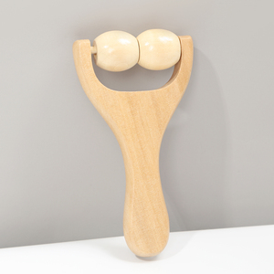 Rodillo Masajeador de Madera Manual para Baño Cepillo Anticelulitis Herramienta de Liberación Muscular Drenaje Linfático para Terapia de Puntos Gatillo Corporales - Product Image 5