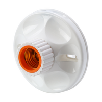 Lampe suspendue à douille ronde E27 personnalisée avec support de lampe spécial à économie d'énergie Matériau PP Base à vis de tension 250v