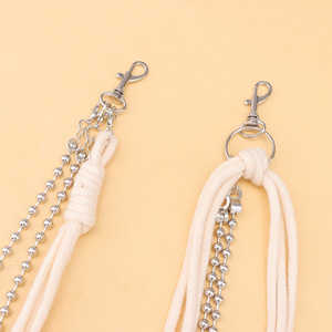 โซ่คาดเอวฮิปฮอป โลหะผสมสังกะสี พู่ห้อย ตกแต่งได้หลากหลาย ใช้ได้ทั้งชายและหญิง สำหรับกางเกง กระโปรง หลายห่วง - Product Image 4