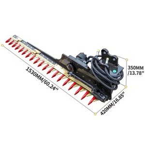 Mesin Pemotong Rumput <span class=keywords><strong>Mini</strong></span> <span class=keywords><strong>Excavator</strong></span> CE EPA 0.8 Ton hingga 3.5 Ton, Aksesoris Pemangkas Pagar, Pemotong Semak Hidrolik - Product Image 3