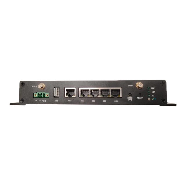 OpenWRT Support ZeroTier protocol MESH/WPS Dual Sim Card Slot 1* DI and 1* DO  RS485/232 Serial Port WiFi 6 Router 4G LTE router
