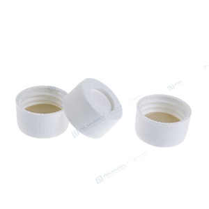 Tapa Abierta 24-414 <span class=keywords><strong>de</strong></span> 22 mm con Septa <span class=keywords><strong>de</strong></span> PTFE para Análisis TOC - Product Image 2