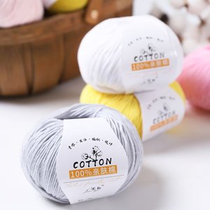 Fil à crocheter en coton pur de qualité supérieure, super doux, pour le tricot, la broderie, la couture et le tissage DIY, vente en gros - Product Image 6