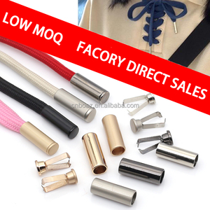 Tùy Chỉnh Khắc Biểu Tượng Kích Thước Dây Kéo Dây Khóa End Kẽm Hợp Kim Chuyển Đổi Phần Cứng Dây Kéo Dây Đàn Hồi May Mặc Kim Loại Dây Stopper - Product Image 5