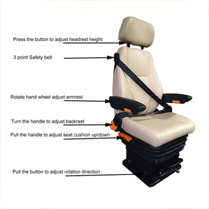 Siège de conducteur modifié Siège de conducteur <span class=keywords><strong>pivotant</strong></span> pour VR Siège de conducteur avec rotation à 360 ° avec <span class=keywords><strong>ceinture</strong></span> de sécurité - Product Image 5