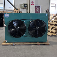Pendingin Udara Kondensor Freezer Kipas Ganda AOXIN |   Kapasitas Pendinginan 18.9kW, Unit Kondensor Pendingin Udara Area 49, Pipa Tembaga