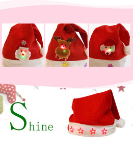 Hot Sale Top Quality <b>Christmas</b> <b>Hats</b> Children <b>Adults</b> <b>Christmas</b> Decorations <b>Hats</b> <b>for</b> <b>Christmas</b> Party NA145 - Product Image 2