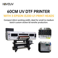 Étiquette de produit, résistante à l'usure et lavable, imprimante UVDTF 60 cm CMYKWV.