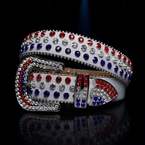 Cinturón de Cuero con Pedrería Personalizado, Estilo Fiesta, Accesorio de Moda para Hombre y Mujer 2023 - Product Image 1