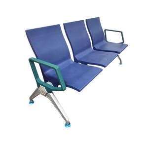 Sillas de espera Zhuo Huang, fila de 4 con pasamanos, para hospitales, parques, restaurantes al aire libre - Product Image 2