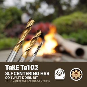 Ttake Ta1052 Self Centering Hss Co Twist <b>Drill</b> <b>Bit</b> TiN Coated Hss And Hss Co <b>Drill</b> <b>Bits</b> - Product Image 3