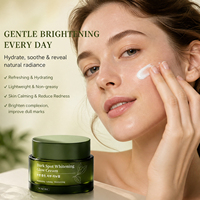 Crème hydratante éclaircissante OEM ODM avec niacinamide, alpha arbutine, squalane, légère et non grasse