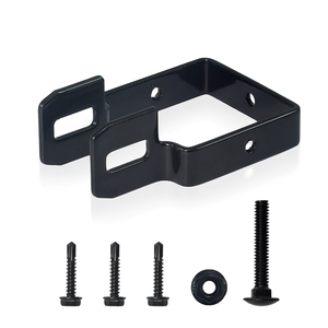 Personnalisé Métal Carré Rond À Angle Droit 100 mm 4*4 Extension Poteau De Clôture T Panneau De Montage <span class=keywords><strong>En</strong></span> Forme De <span class=keywords><strong>U</strong></span> Support De Renfort <span class=keywords><strong>En</strong></span> <span class=keywords><strong>Bois</strong></span> - Product Image 4