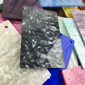 JERY DIY Découpe au laser Planche à paillettes Verre organique Perle brillante Feuille acrylique nacrée - Product Image 1