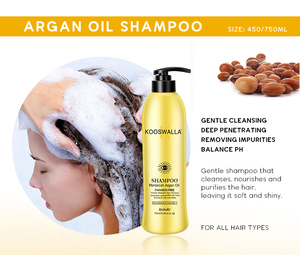 Set per la Cura dei Capelli con Olio di Argan: Shampoo, Balsamo e Maschera Idratante e Riparatrice per Capelli Secchi - Product Image 2