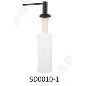 Distributeur de savon moderne et simple en acier inoxydable 304, pompe manuelle ABS, installation facile, distributeur de savon pour évier de cuisine - Product Image 5