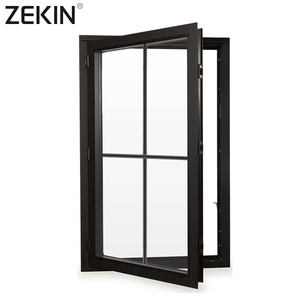 Ventanas Abatibles de Aluminio con Aislamiento Acústico y Eficiencia Energética ZEKIN, con Rotura de Puente Térmico y Vidrio Templado para Casa o Villa - Product Image 1