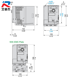 อัลติวาร์ แมชชีน ATV320 ตัวแปลงความถี่ ATV320U04N4C ของแท้ใหม่ 3 เฟส 380-500V 0.37KW ไดรฟ์ปรับความเร็วรอบได้ ATV320U04N4C - Product Image 3