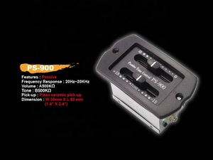 Micro PS-900 passif pour violon, capteur piézoélectrique en céramique pour violoncelle avec contrôle du volume et du tonalité pour instruments à cordes acoustiques - Product Image 3