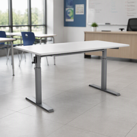 Table pliante scolaire en acier inoxydable de haute qualité avec design moderne et fonction extensible pour les étudiants