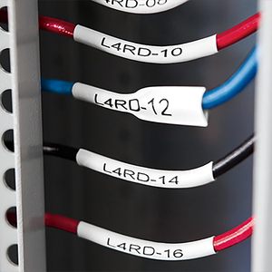 Rubans d'impression <span class=keywords><strong>pour</strong></span> <span class=keywords><strong>étiqueteuse</strong></span> industrielle <span class=keywords><strong>DYMO</strong></span> Rhino, tubes de 3/4 po, impression blanc/noir, tubes thermorétractables industriels, <span class=keywords><strong>ruban</strong></span> adhésif <span class=keywords><strong>pour</strong></span> étiquettes - Product Image 5