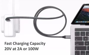 Mới đến 3.3ft đặc trưng 5A 100W USB Loại C đến C Cáp 20 gbps với e-marker - Product Image 5