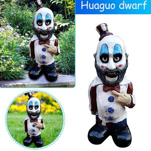 ตุ๊กตาโนมซอมบี้ตกแต่งสวน ของตกแต่งฮาโลวีน รูปปั้นเรซิ่นจากภาพยนตร์สยองขวัญ ของตกแต่งสวนแบบตั้งพื้นสำเร็จรูป ทาสีสำเร็จ - Product Image 5