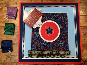 Tapis de Mahjong pour Mahjong américain, en caoutchouc naturel antidérapant et insonorisant, design élégant, facile à utiliser avec toutes les tuiles et les supports - Product Image 6