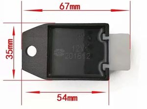 <span class=keywords><strong>Regulador</strong></span> de Voltaje de 12v para Motocicleta de <span class=keywords><strong>4</strong></span> <span class=keywords><strong>Pines</strong></span>, Rectificador de Media Onda Monofásico para Scooter GY6 Cd70 125 - Product Image 4