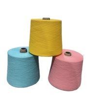 Blended Cotton Yarn 20S Weaving Ring Spun Knitting Yarn Dyed High Tenacity Eco-Friendly